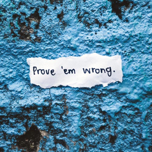 Be Strong » Prove Them Wrong - Encouragement Note
